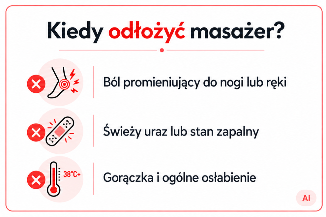 kiedy odlożyć masażer