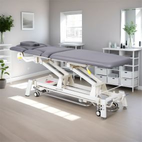 Stół do masażu elektryczny w terapii manualnej i osteopatii – jak wybrać model dopasowany do Twojej pracy?