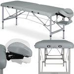 Stół do masażu Aero 70 cm - szary | 5 lat gwarancji