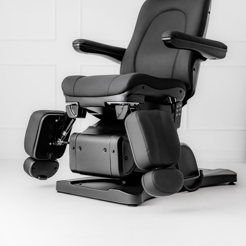 Elektryczny fotel kosmetyczny Sorina PRO 7 Black z kołyską - 4 silniki