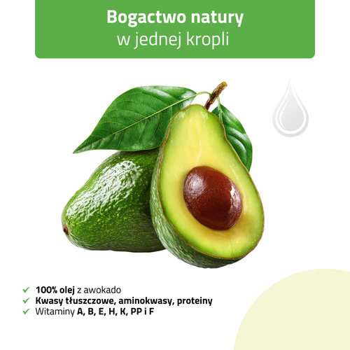 Olejek do masażu Nature Rich Avocado HABYS 500 ml z pompką