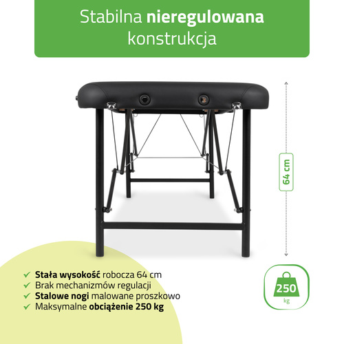 Składany stół rehabilitacyjny Rico 60 cm