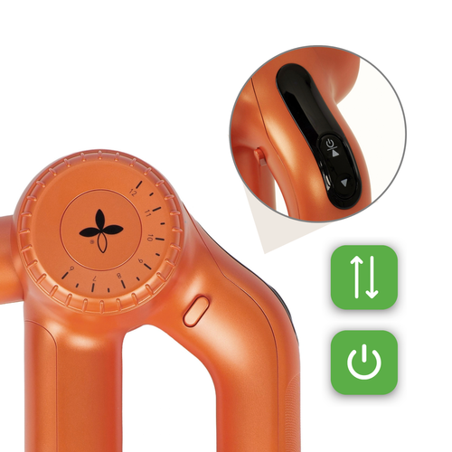 Masażer elektryczny HABYS Pro Therapy Go Orange – kompaktowy pistolet do masażu 