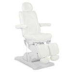 Elektryczny fotel kosmetyczny Sorina PRO 7 White z kołyską - 4 silniki