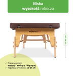 Stół do masażu tajskiego NIRO 80 cm