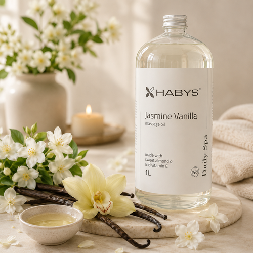 Olejek do masażu Daily Spa Jasmine Vanilla HABYS 1L