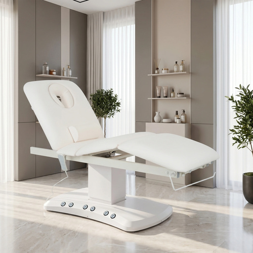 Elektryczny stół zabiegowy Serenity ERGO 4 White do masażu i zabiegów SPA - 3 silniki