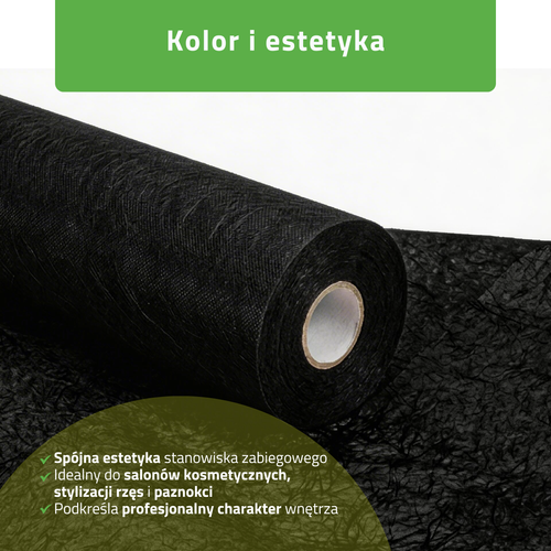 Podkład flizelinowy w rolce 60 cm x 50 m – czarny