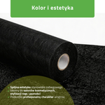 Podkład flizelinowy w rolce 60 cm x 50 m – czarny