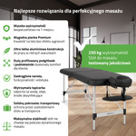 Stół do masażu Nina 60 cm - czarny