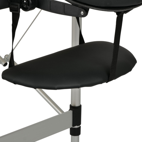 Łóżko kosmetyczne składane, do masażu Estetic Dark 65 cm - czarny