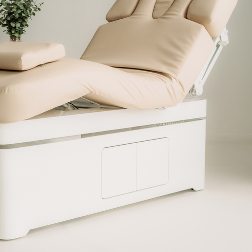 Vellia Beige – elektryczna leżanka SPA z podgrzewaniem i 4 silnikami | Habys | 3 lata gwarancji