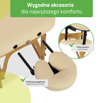 Stół do masażu Sonia 60 cm - beżowy
