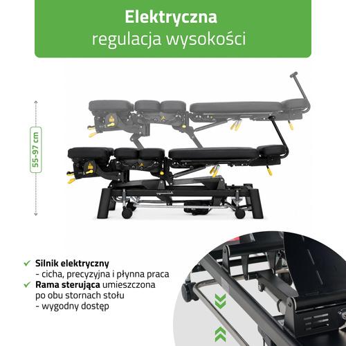 Upright Chiro Z7 - Stół do chiropraktyki i terapii manualnej | HABYS