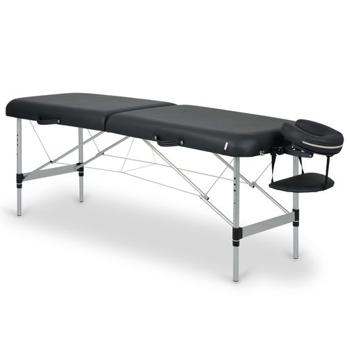 Łóżko kosmetyczne składane, do masażu Estetic Dark 65 cm - czarny