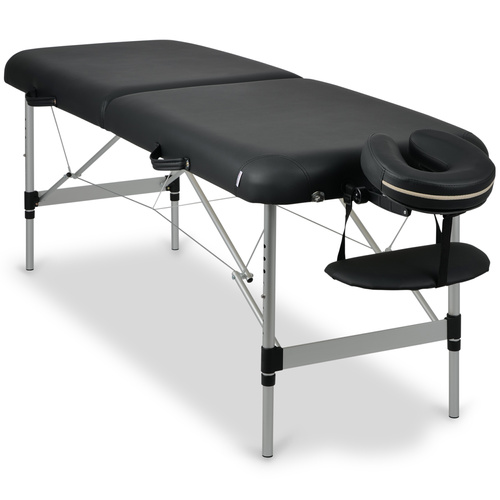 Łóżko kosmetyczne składane, do masażu Estetic Dark 65 cm - czarny