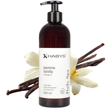 Olejek do masażu Daily Spa Jasmine Vanilla HABYS 500 ml 