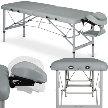 Stół do masażu Aero 70 cm - szary | 5 lat gwarancji