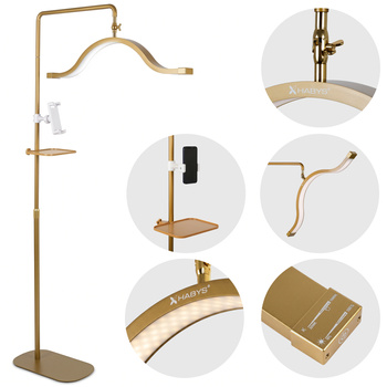 Lampa kosmetyczna LED 45W VENA Gold do stylizacji rzęs, brwi i makijażu permanentnego